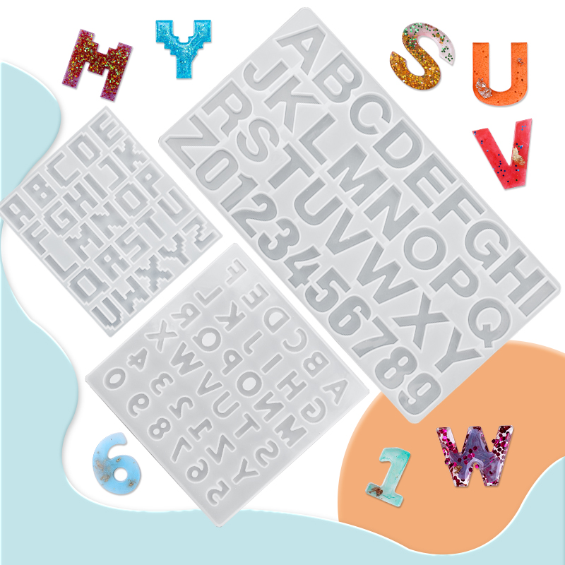 알파벳 에폭시 수지 몰드 키트 장식 뒤로 글자 수지 실 - Resin Art Alphabet 리뷰 및 가격