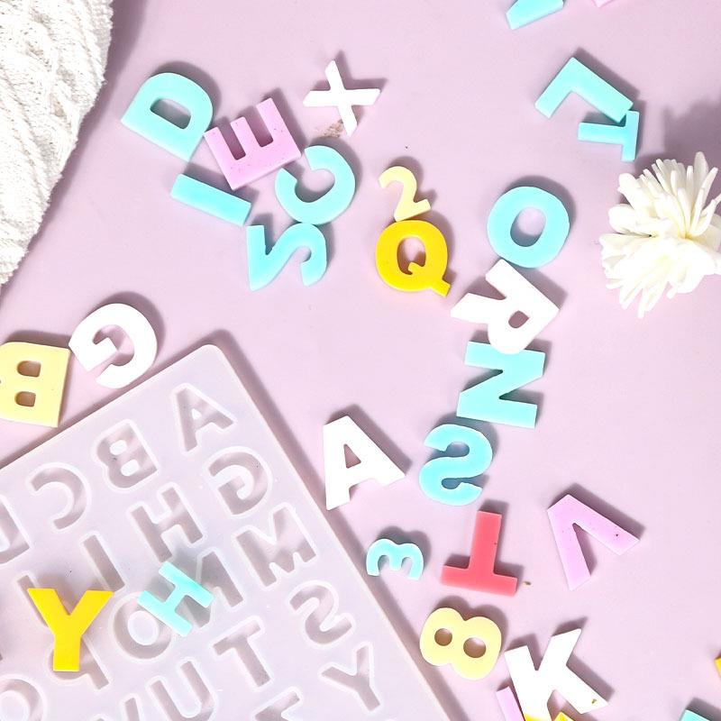 알파벳 에폭시 수지 실리콘 금형, 문자 번호 금형, D - Resin Art Alphabet 리뷰 및 가격
