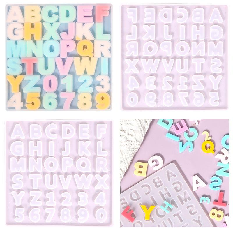 알파벳 에폭시 수지 실리콘 금형, 문자 번호 금형, D - Resin Art Alphabet 리뷰 및 가격