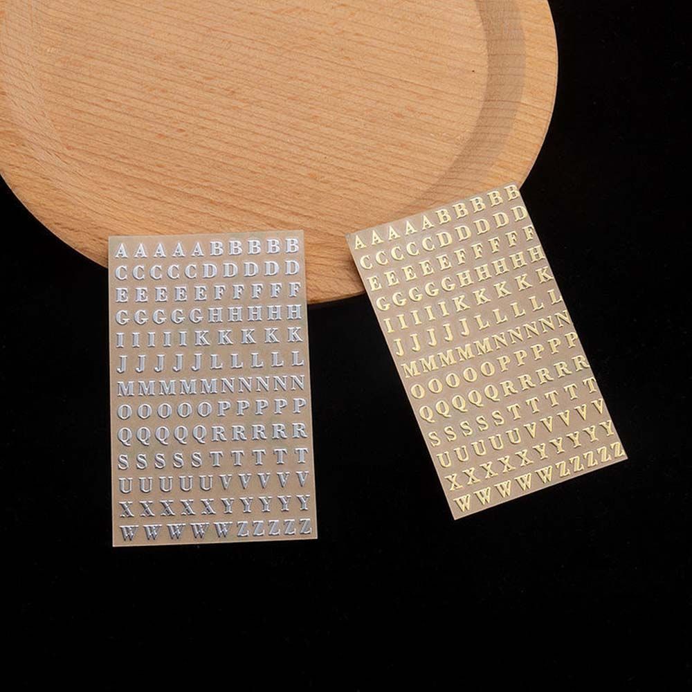 장식용 에폭시 송진 필러 영문 골드 및 실버 숫자 스티 - Resin Art Alphabet 리뷰 및 가격