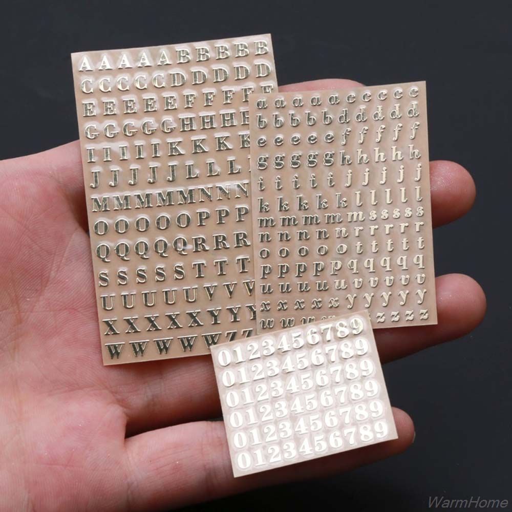 장식용 에폭시 송진 필러 영문 골드 및 실버 숫자 스티 - Resin Art Alphabet 리뷰 및 가격