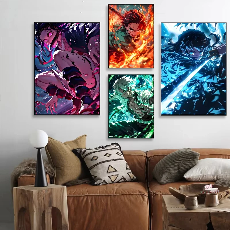 귀멸의 칼날 애니메이션 5D 풀 라운드 드릴 다이아몬드 - Resin Art Wallpaper 리뷰 및 가격