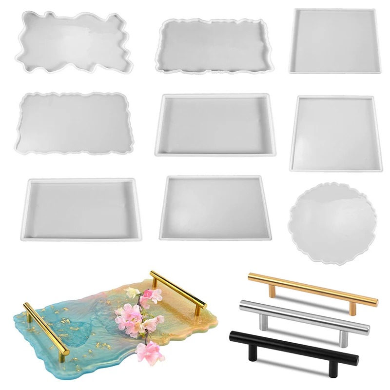 트레이 에폭시 레진 실리콘 몰드 DIY 대형 직사각형  - Resin Art Equipment 리뷰 및 가격