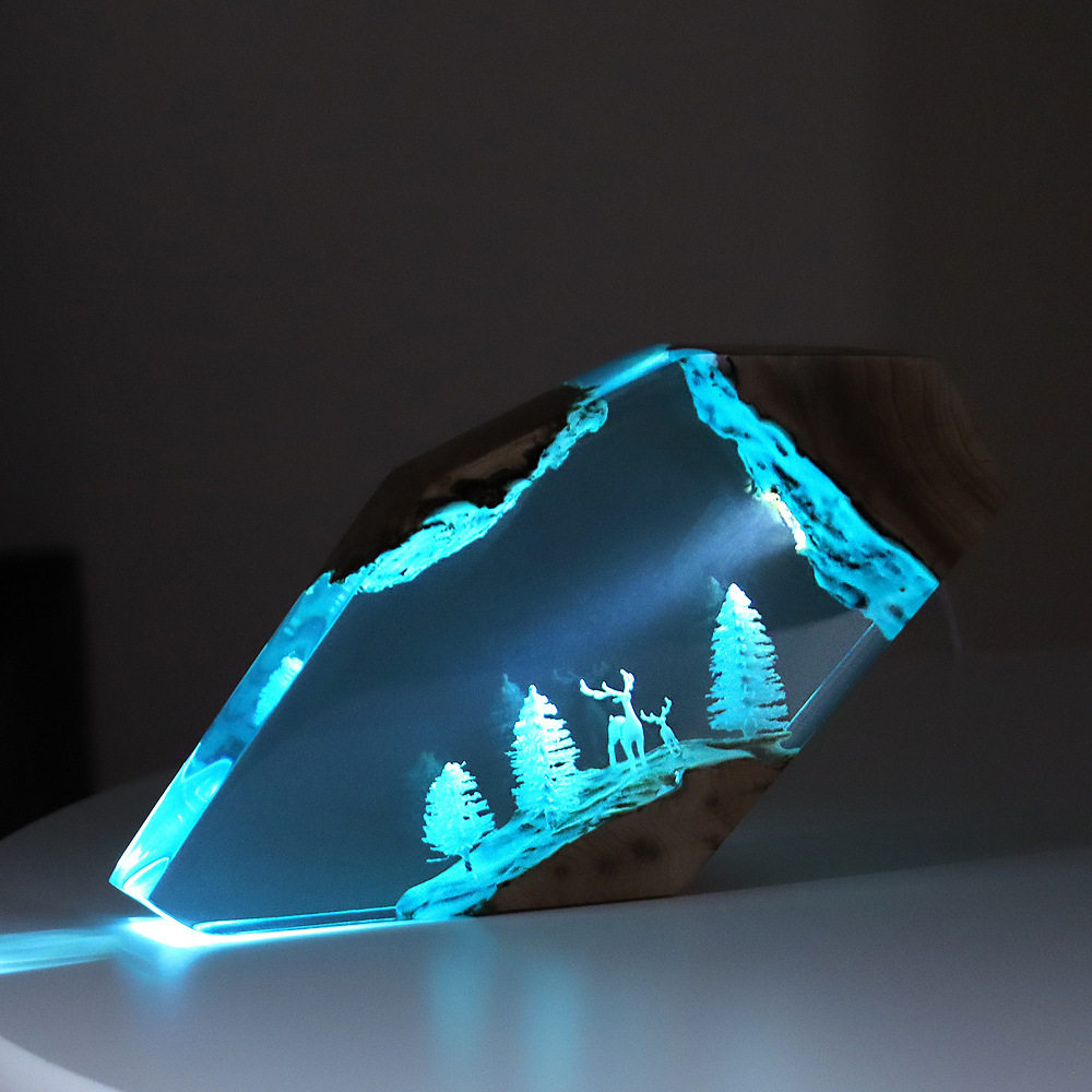 숲 속 요정 사슴 데스크탑 장식, 맞춤 제작 가능한 야 - Resin Art Baby 리뷰 및 가격