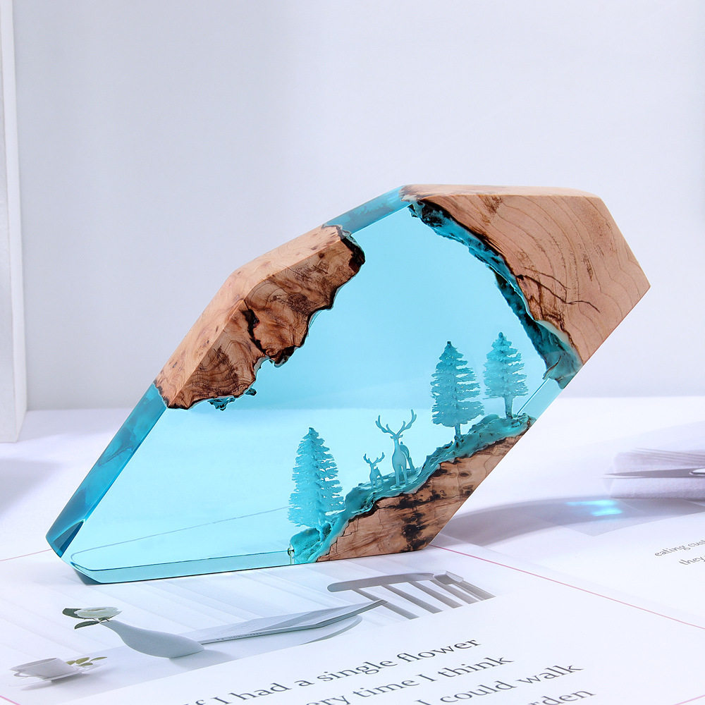 숲 속 요정 사슴 데스크탑 장식, 맞춤 제작 가능한 야 - Resin Art Baby 리뷰 및 가격