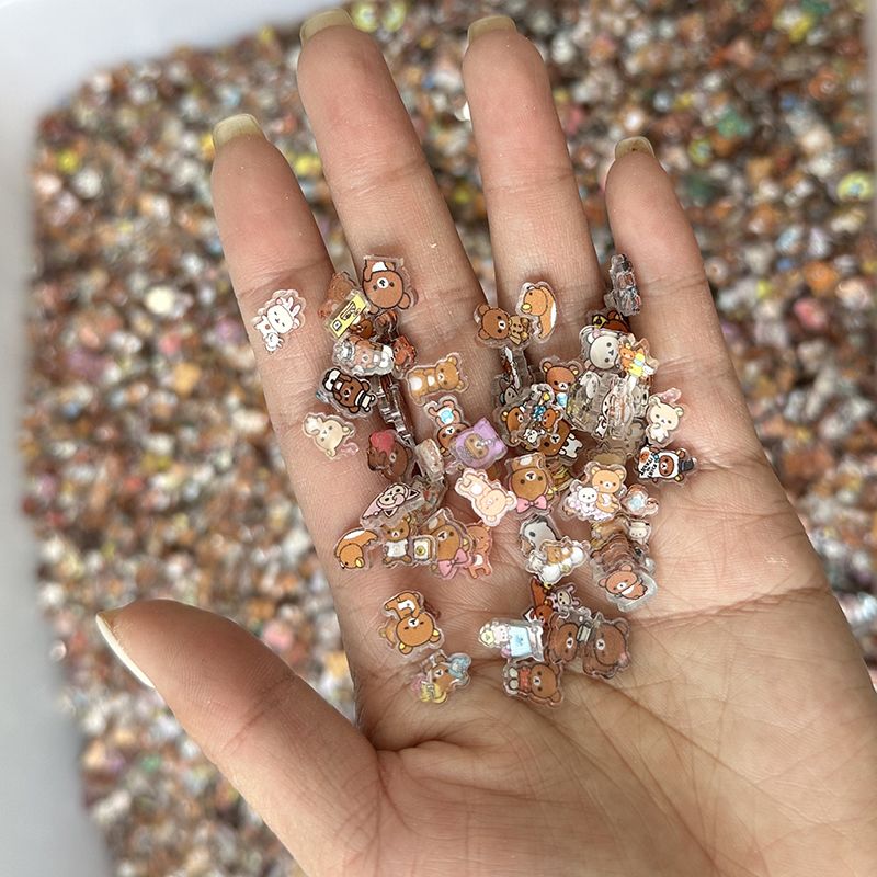 릴라쿠마 아크릴 반짝이 조각, 1cm, 50개/100개 - Resin Art Case 리뷰 및 가격